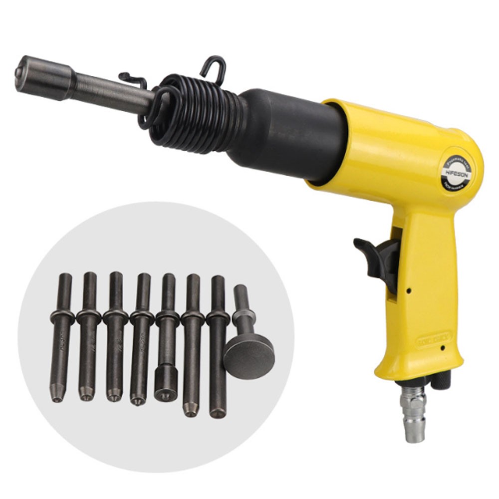 Pneumatic Rivet Gun & Nut Tool Set 150Y 190Y 250Y New