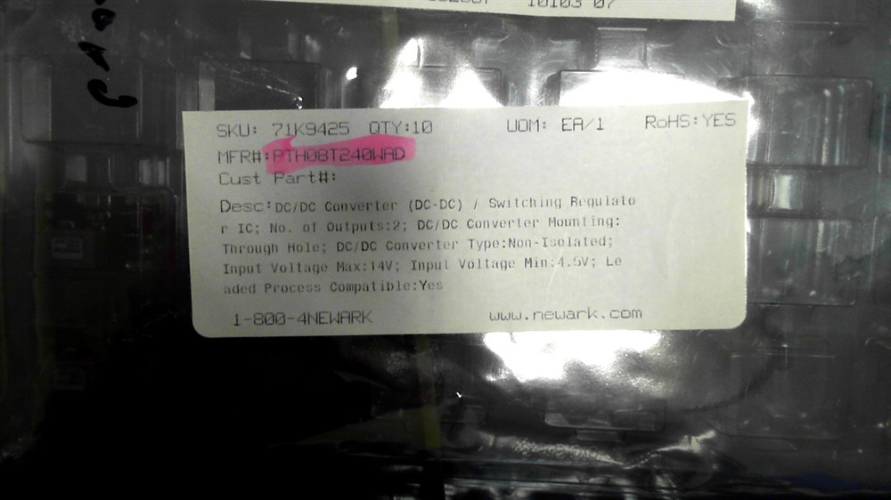 New (1pc) PTH08T240WAD TEXAS INSTRUMENTS Module Converter