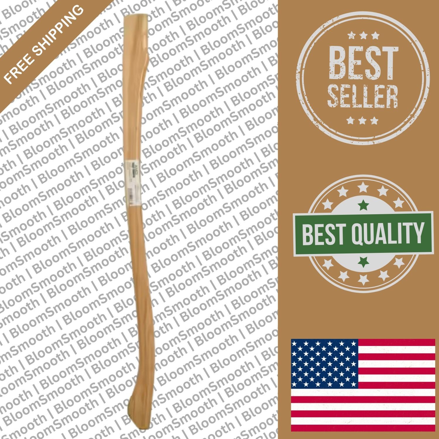 36 in. Axe Replacement Handle Fits 3 to 5 lb. Single Bit Axes Handles Parts New