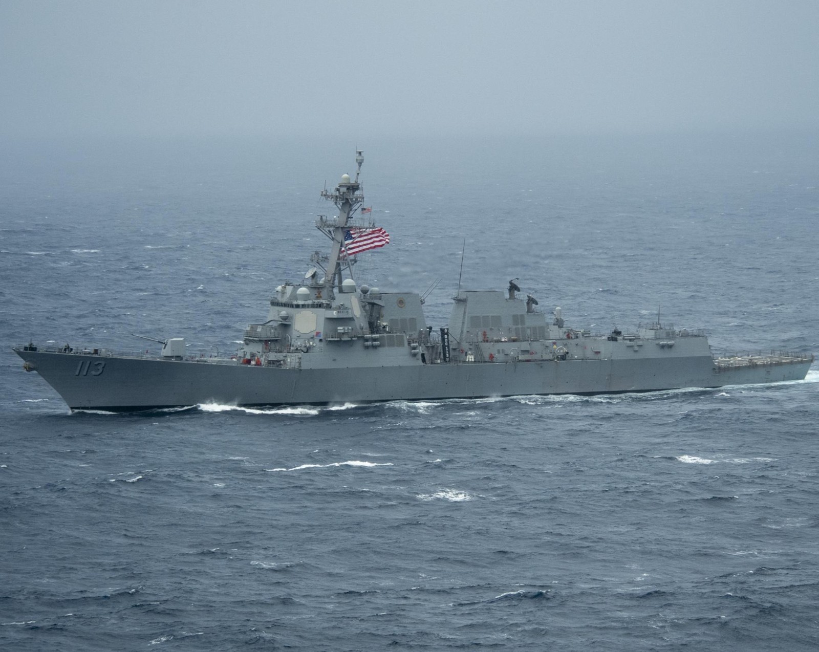 USS JOHN FINN 8X10 PHOTO DDG-113 NAVY US GUIDED MISSILE DESTROYER SHIP