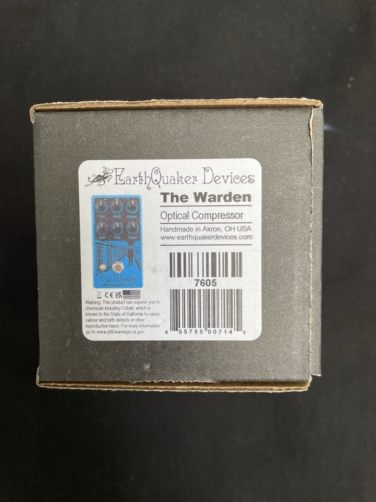 EarthQuaker Devices Warden Optical Compressor V2 Pedal
