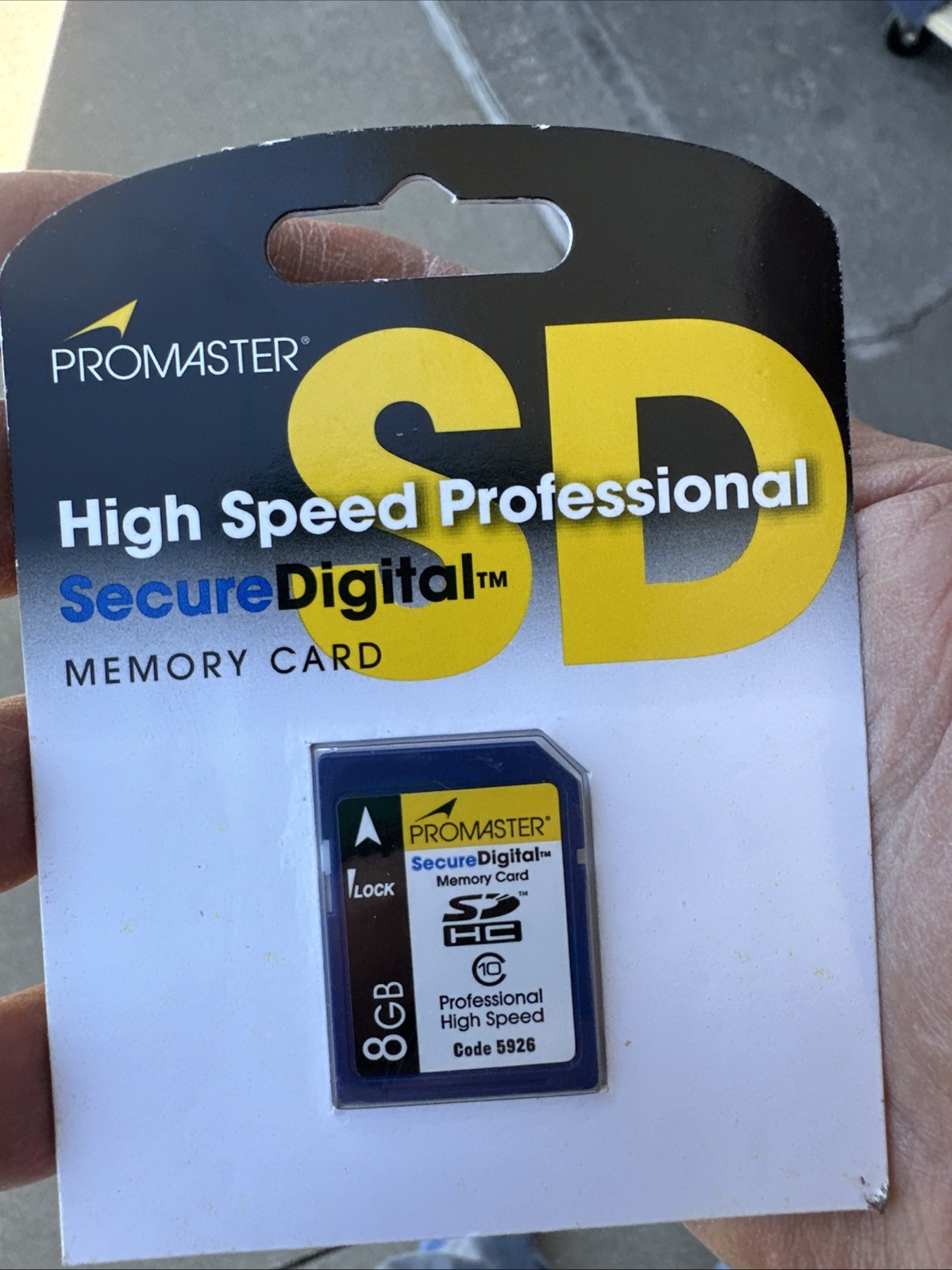Promaster 8GB Class 10 Performance SD HC Memory Card High Speed
