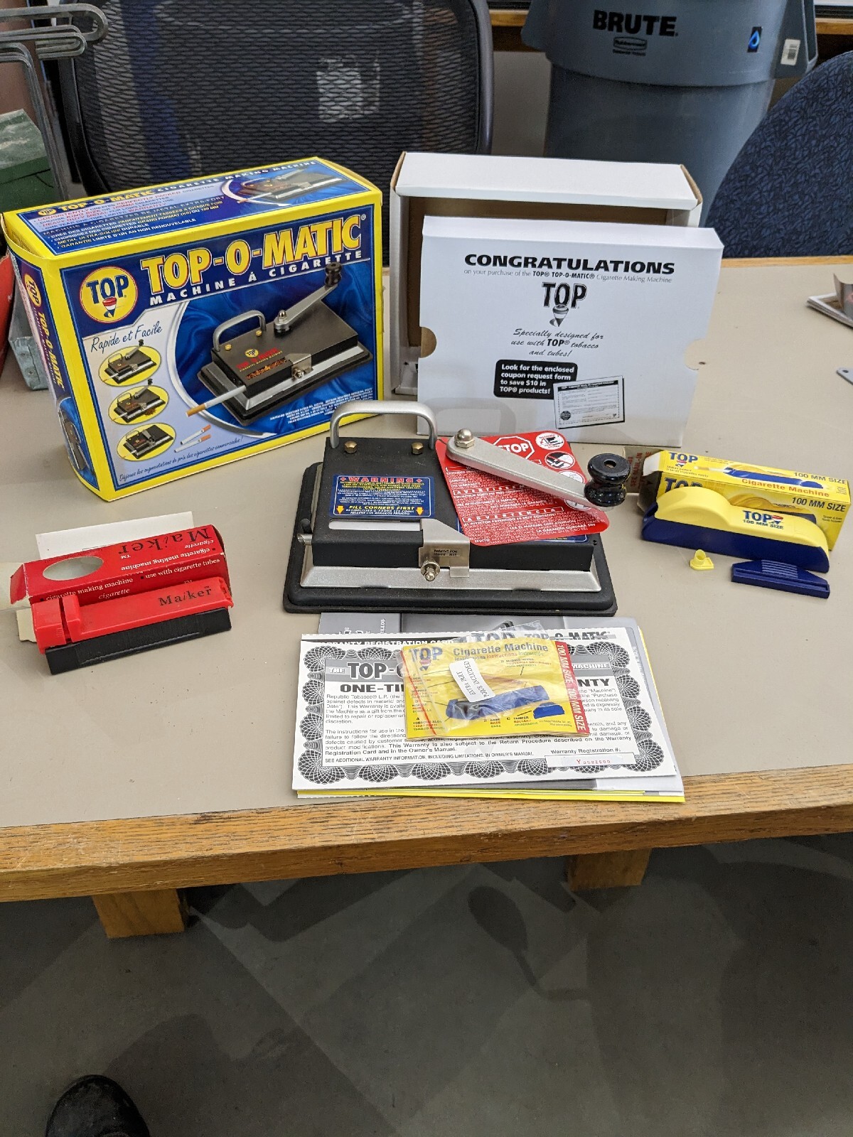 EXTRAS! Top-O-Matic Cigarette Rolling Machines !Charity!