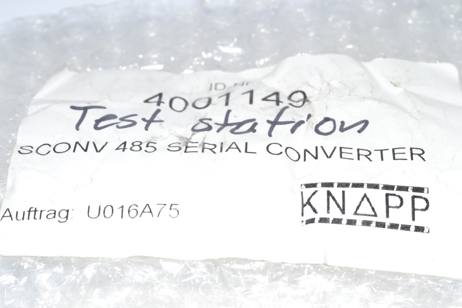 NEW KNAPP SCONV 485 Serial Converter
