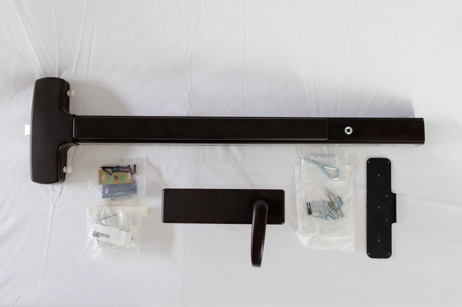 Falcon 25R L-BE Panic Bar Exit Device w/ Passage Lever – 36" Dark Bronze