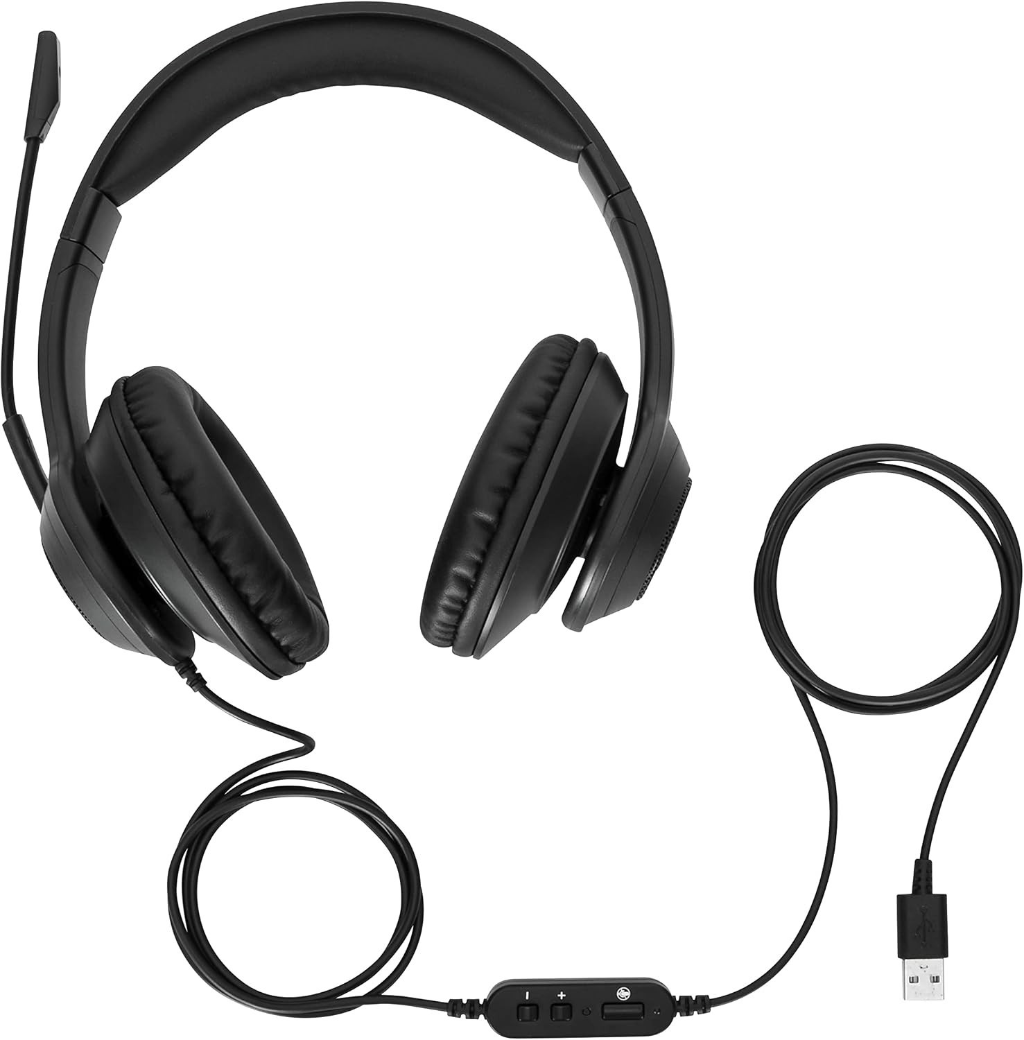 Targus AEH102 USB Wired Stereo Headset, (Black)
