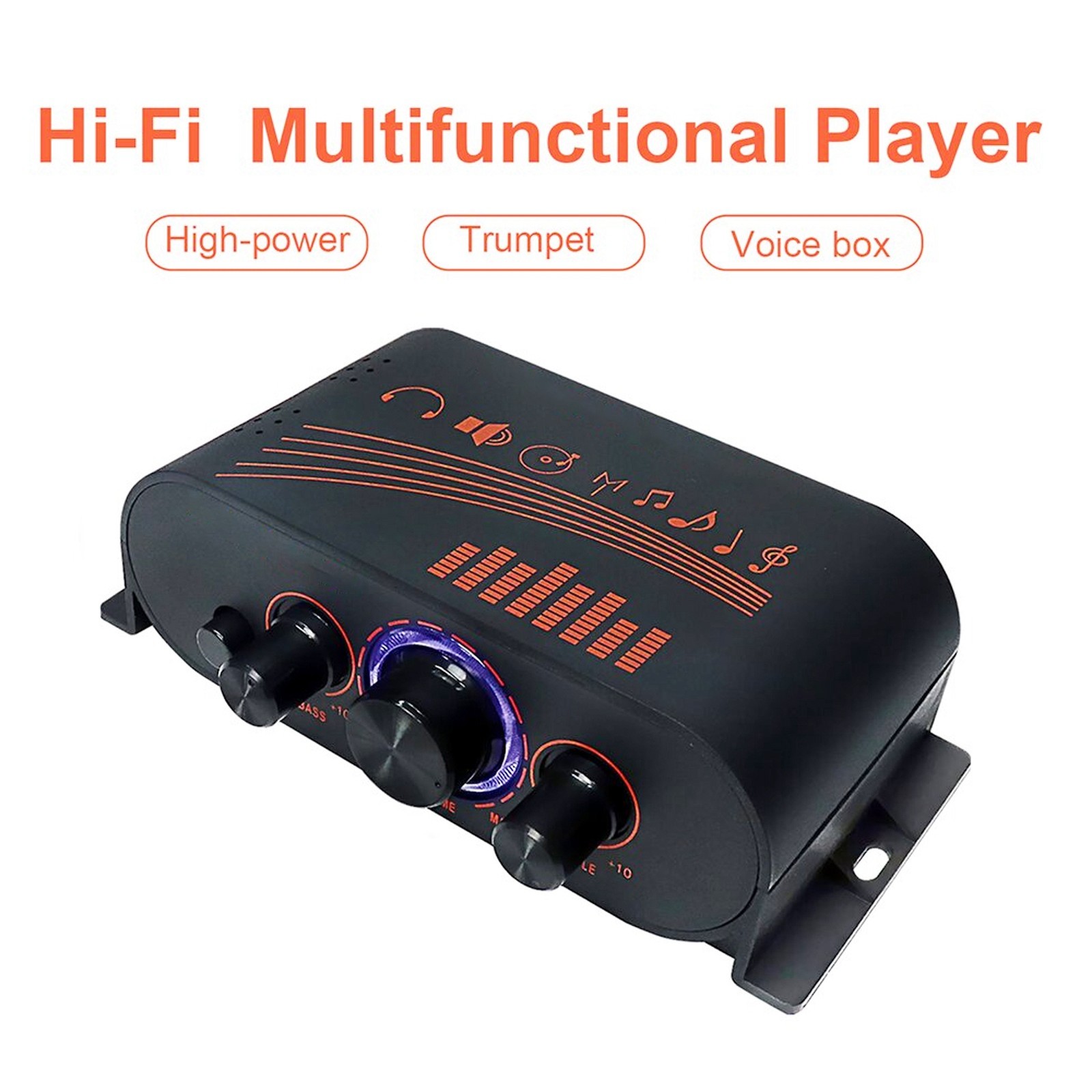 HiFi Power Amp 40W DC12V Sound Stereo Home Car For Speakers TV Mobile Phones
