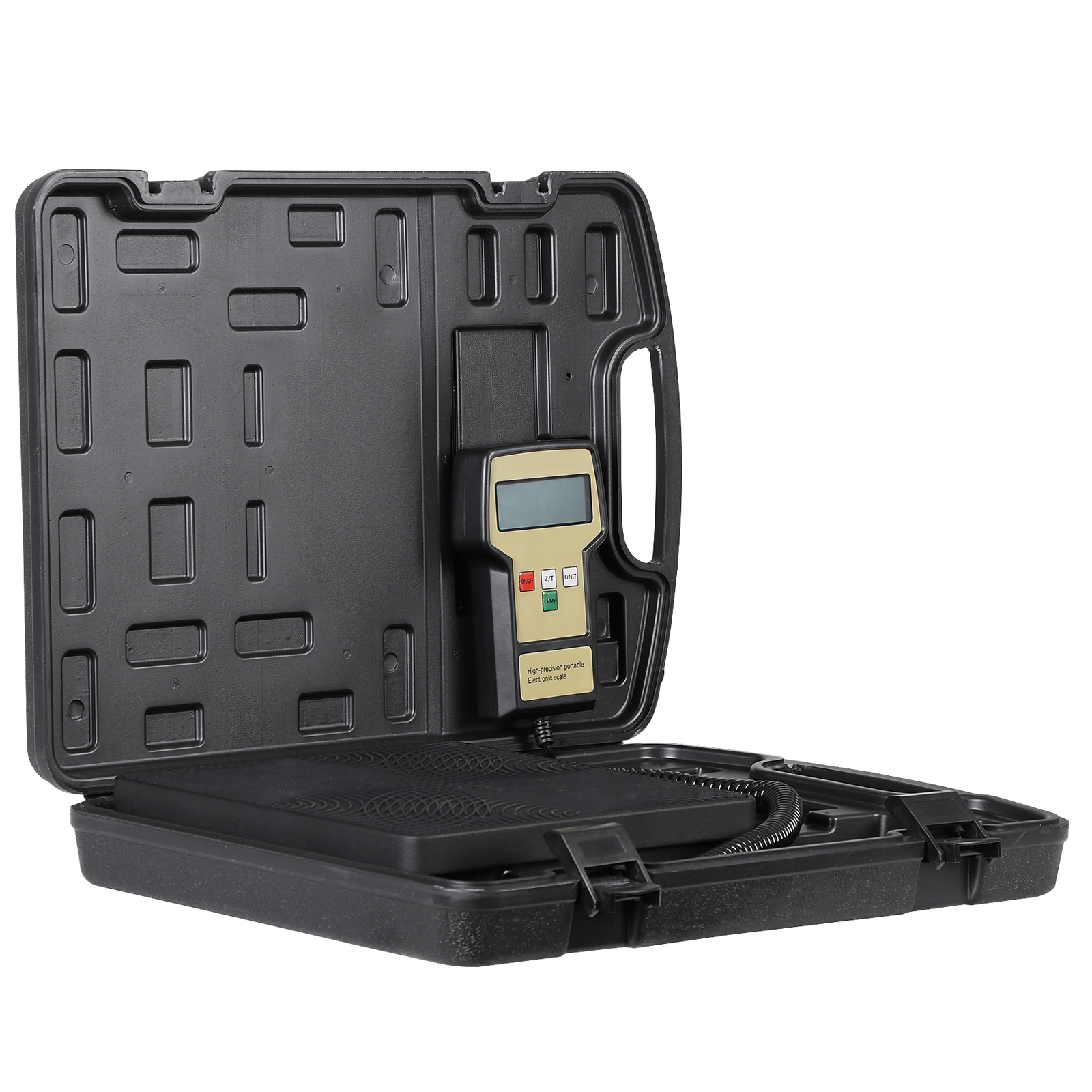 220LBS Electronic Refrigerant Charging Scale with Portable Case HVAC with Case