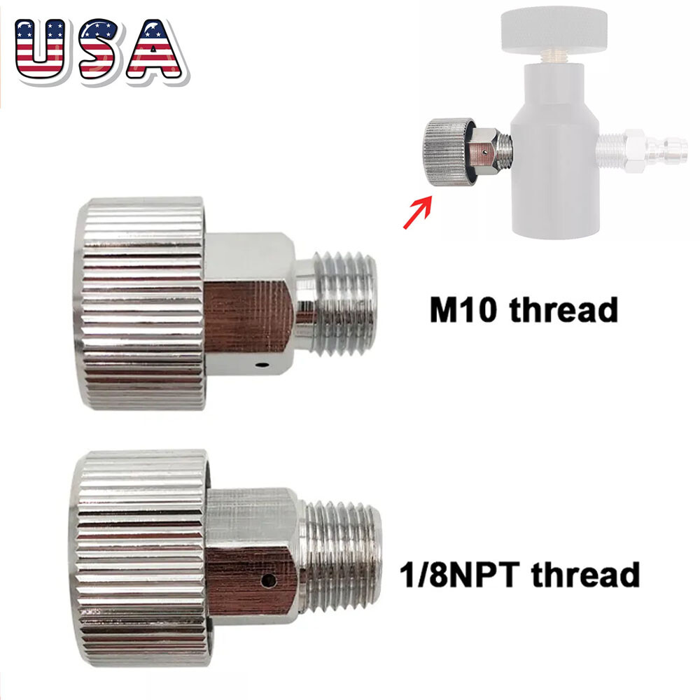 US Air Bleed Screw Valve for Paintball PCP HPA Hand Pump 1/8 NPT/M10 threads