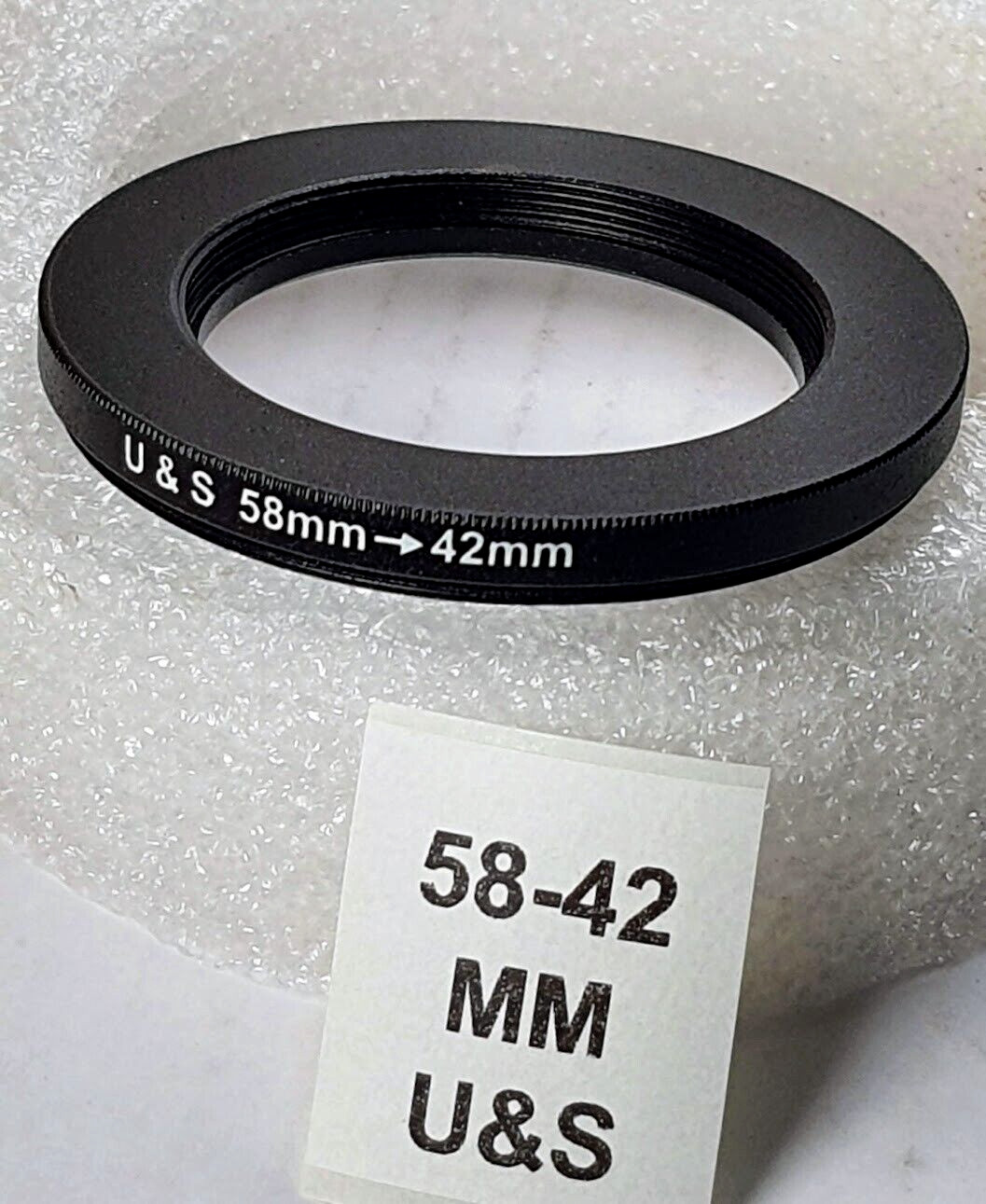 Male 58mm to Female T2 T Lens Mount Stepping Converting Adapter Ring Custom Made