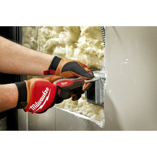 Milwaukee Tool 48-73-0023 Performance Work Gloves, Goatskin Palm, Polyester