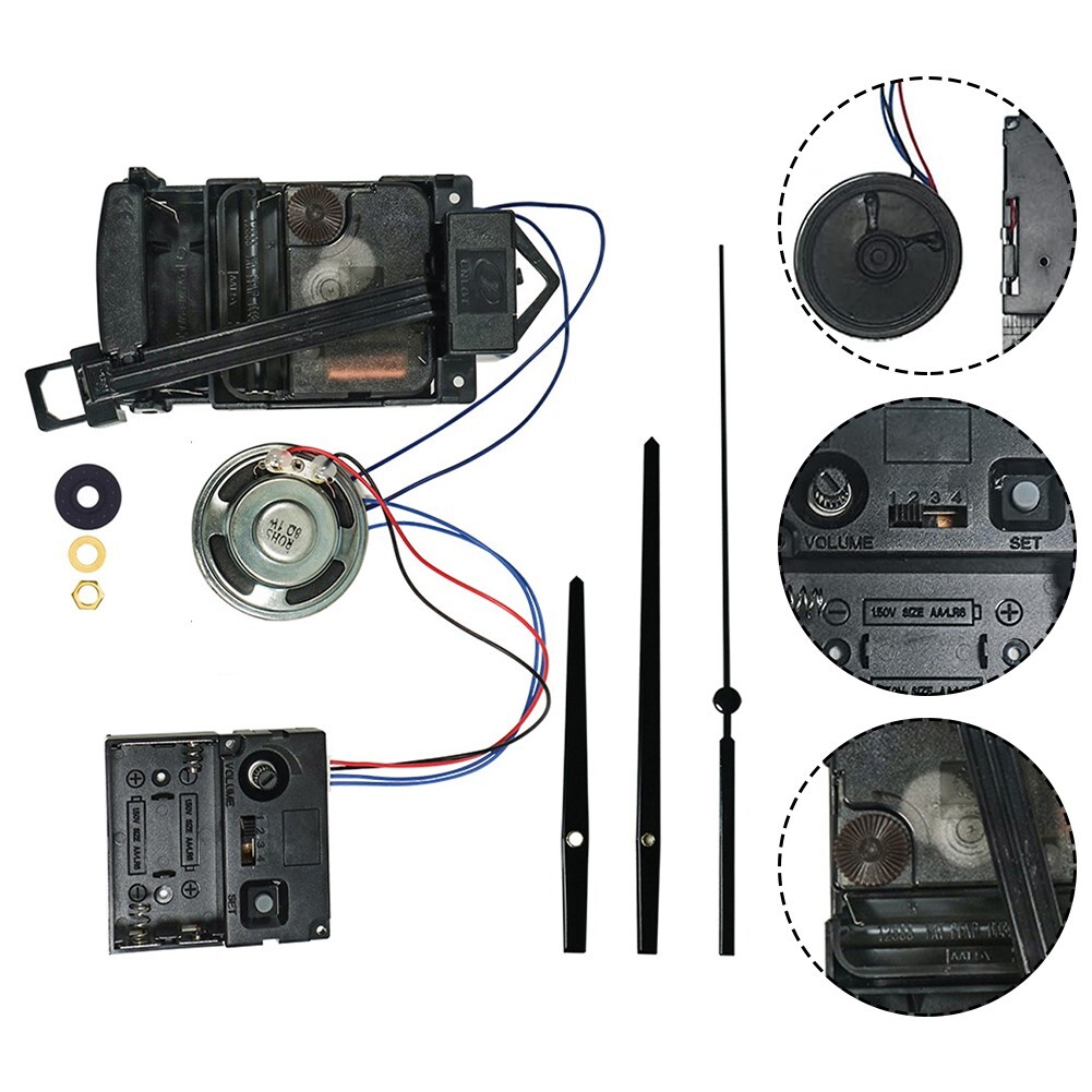 Music Chime Box Pendulum Clock Battery Powered Movement Clock Movement