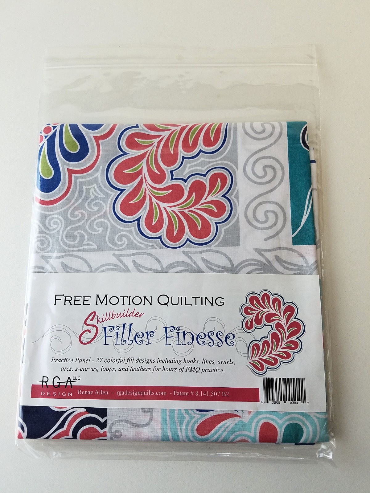 Renae Allen Skillbuilder Companion Machine Quilting +Practice Panels 1 & 2 +more