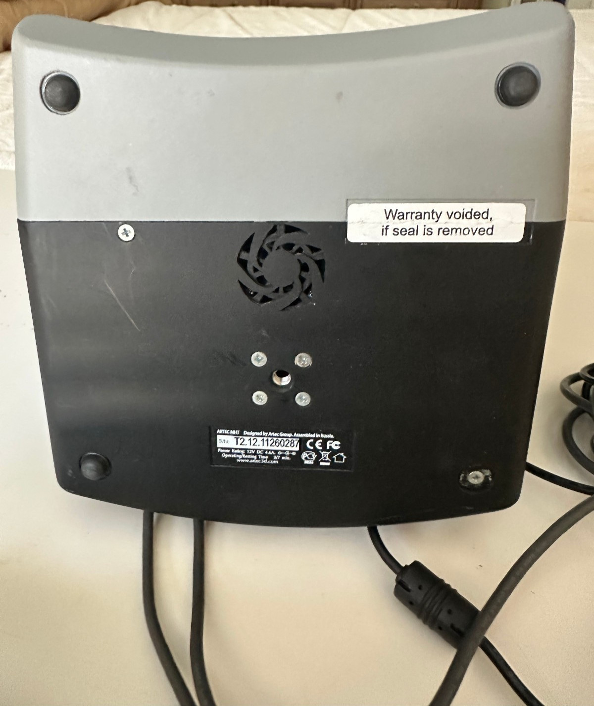 Artec MHT 3D Scanner w/Power Supply +