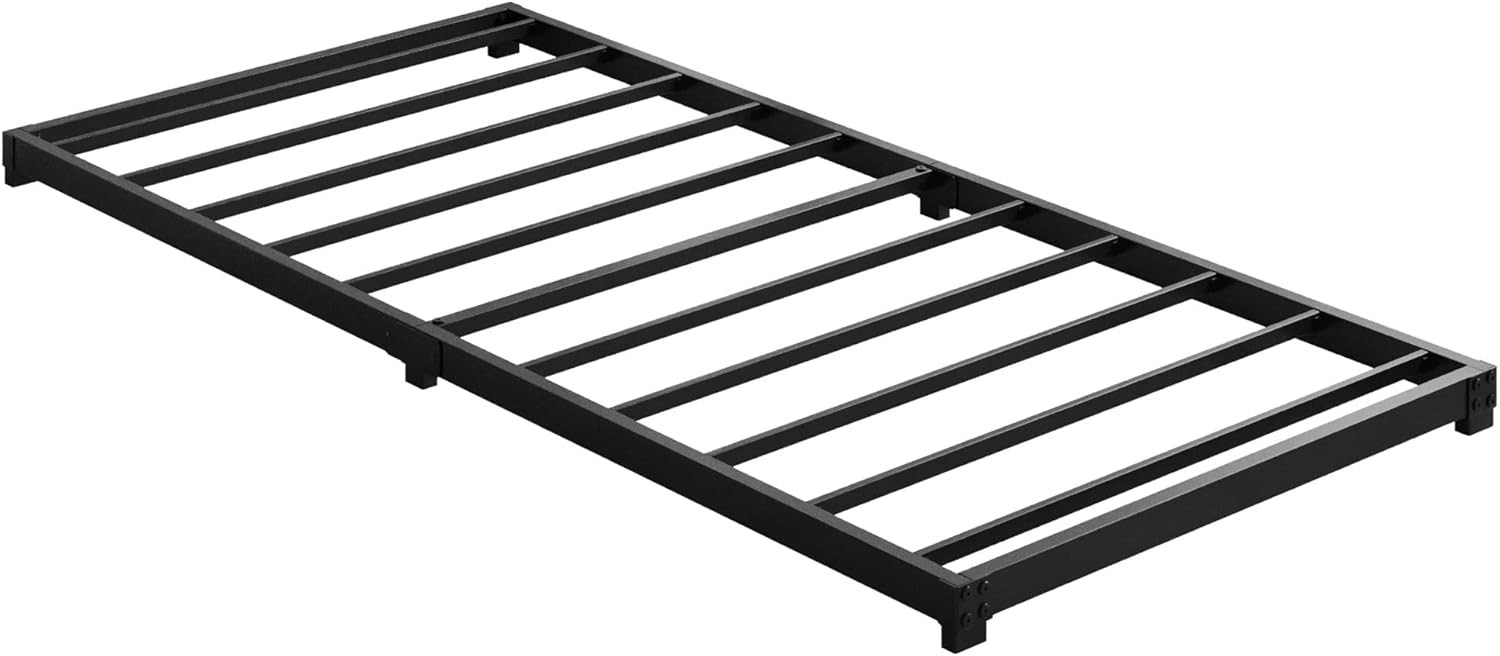 3 Inch Low Twin Bed Frames Heavy Duty Metal Platform No Box Spring Needed Easy