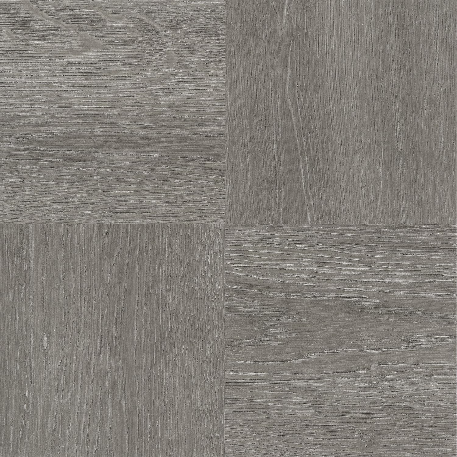 Nexus 12-Inch Vinyl Floor Tiles, 20 Tiles, Wood Oak Plank, Self Adhesive, Peel