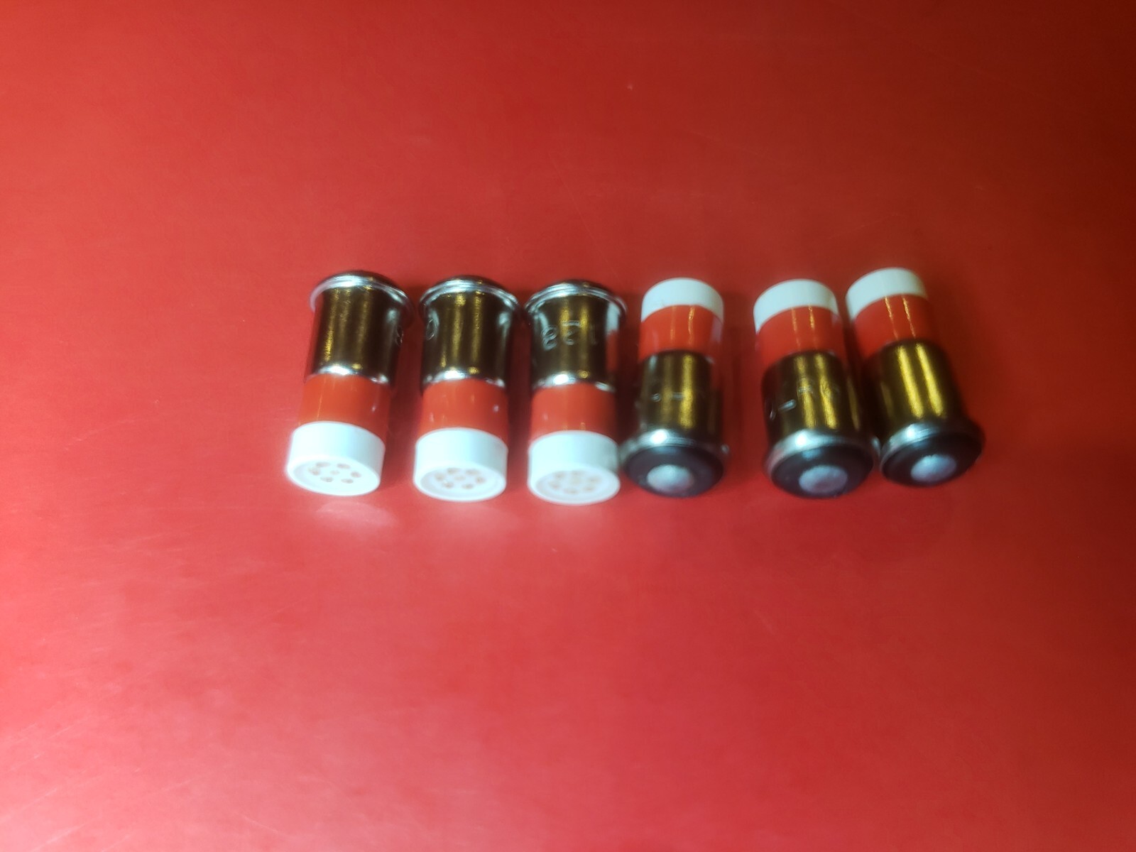 Lot of 6 Midget Flange LED's. OLR6128
