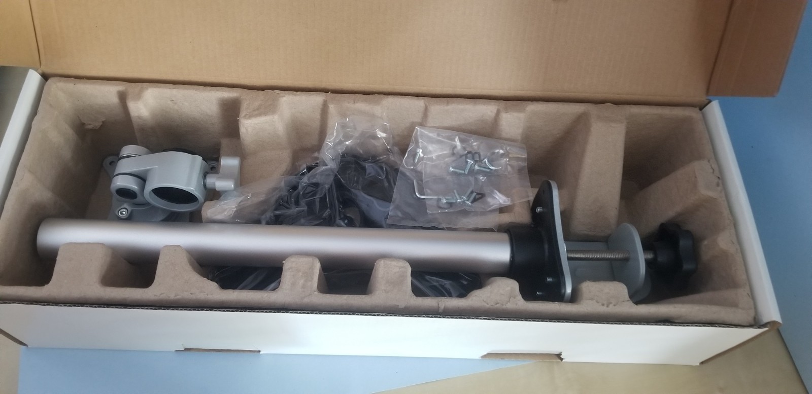 VIVO stand-V001S single monitor desk mount 10" -24"