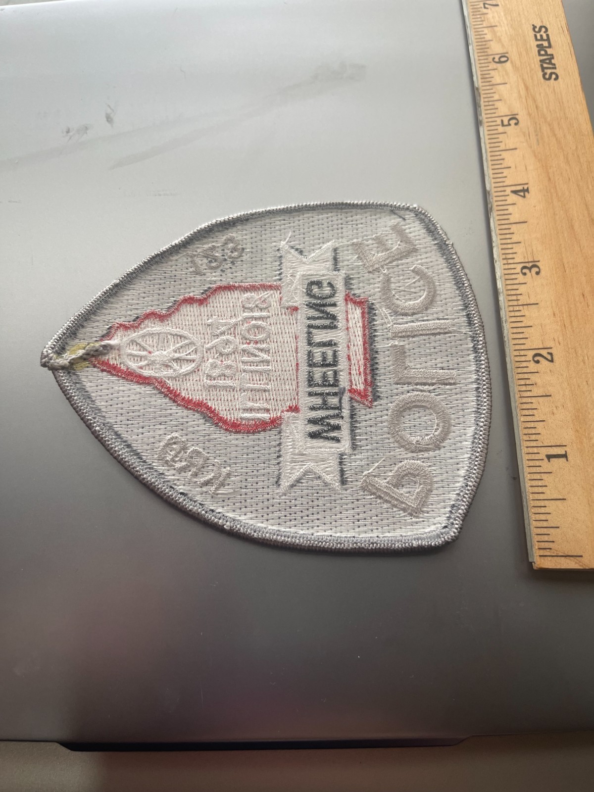 WHEELING ILLINOIS POLICE COLLECTOR PATCH