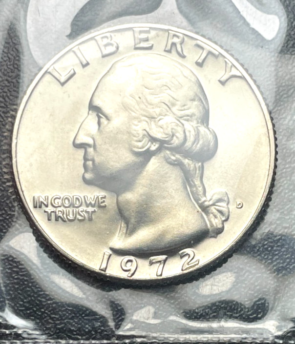 1972-D Washington Quarter (BU) Cello Sealed