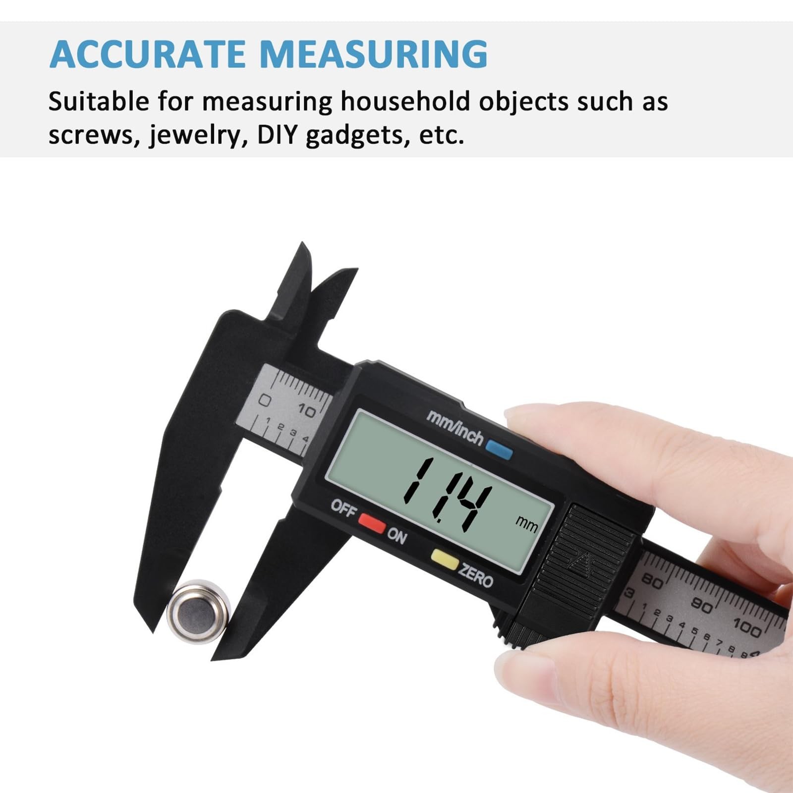 0-6 Inch Digital Caliper Measuring Tool Electronic Micrometer Caliper