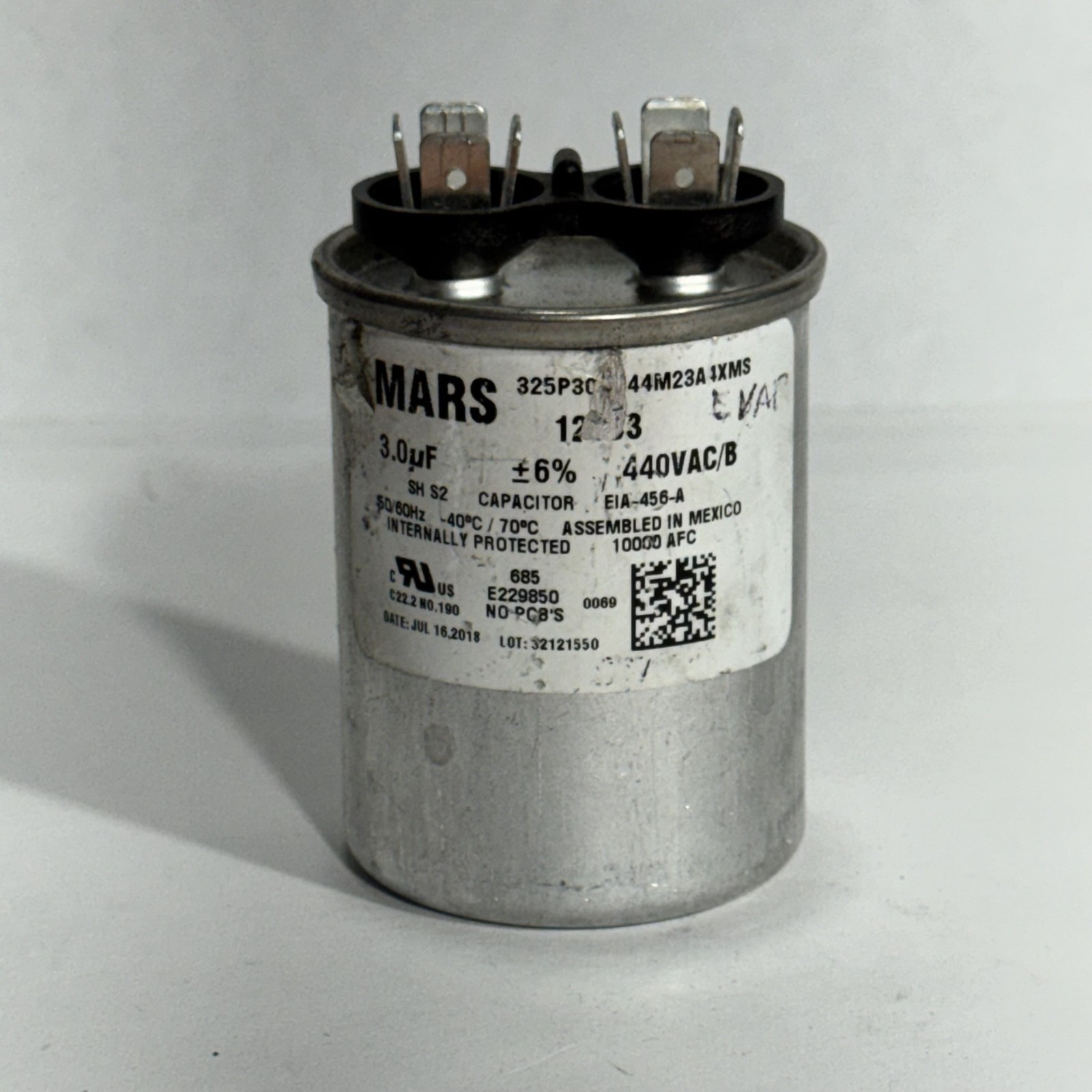 MARS 325P3044M23A run capacitor
