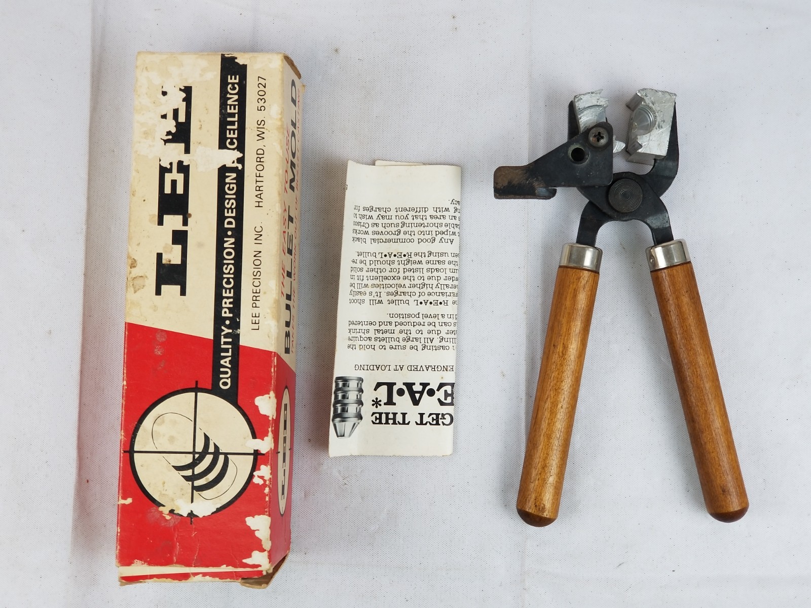 Lee 58 Cal 440 Gr BULLET MOLD Single CAVITY W/ HANDLES 58cal440