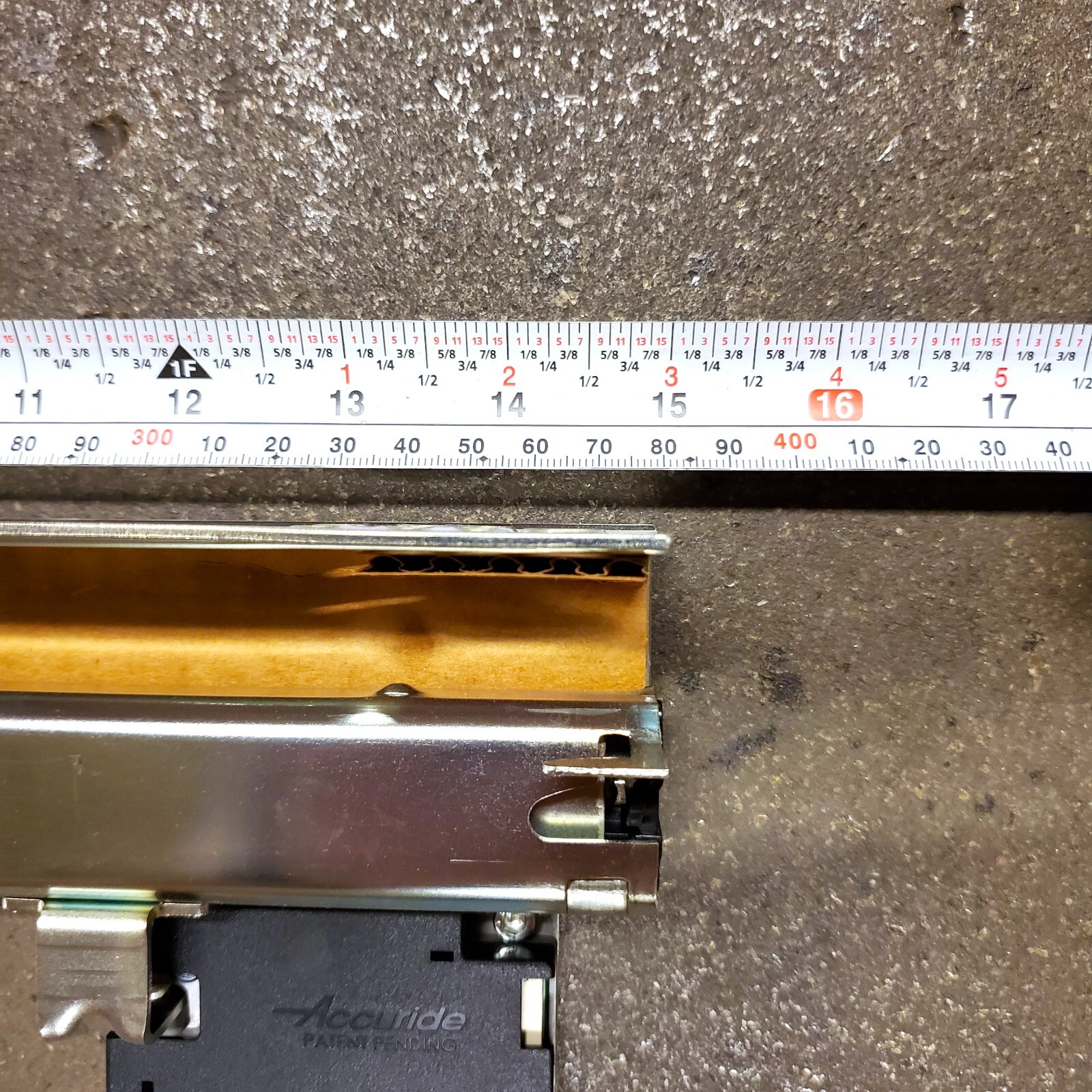 [PAIR] Accuride 15" Senseon Electronic Locking Undermount Drawer Slide Brackets