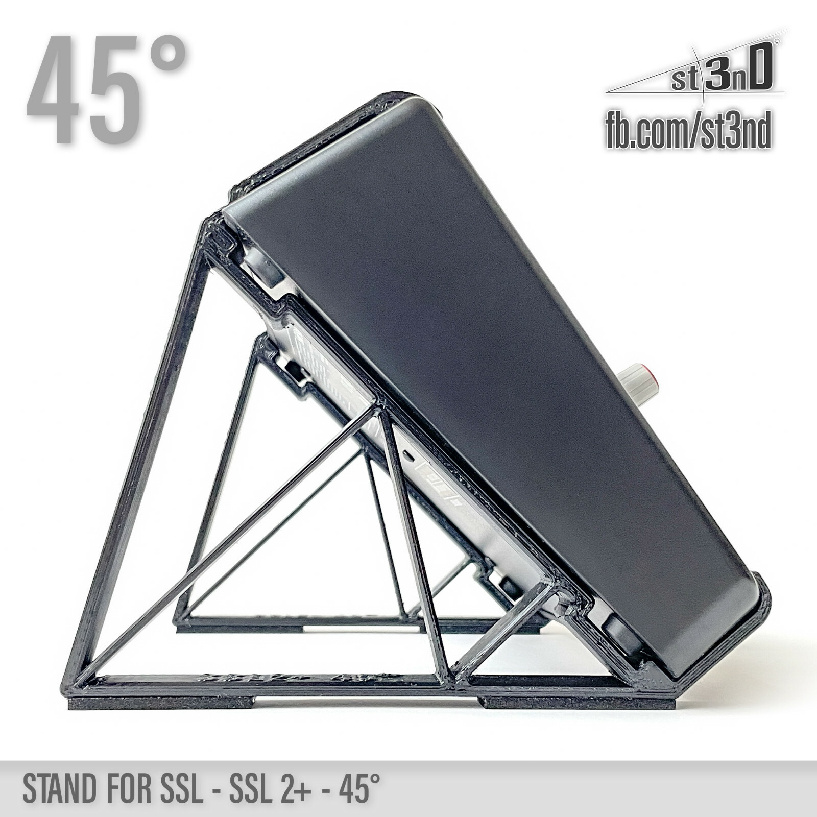 STAND for Solid State Logic SSL 2+ - Sound Card - 45°
