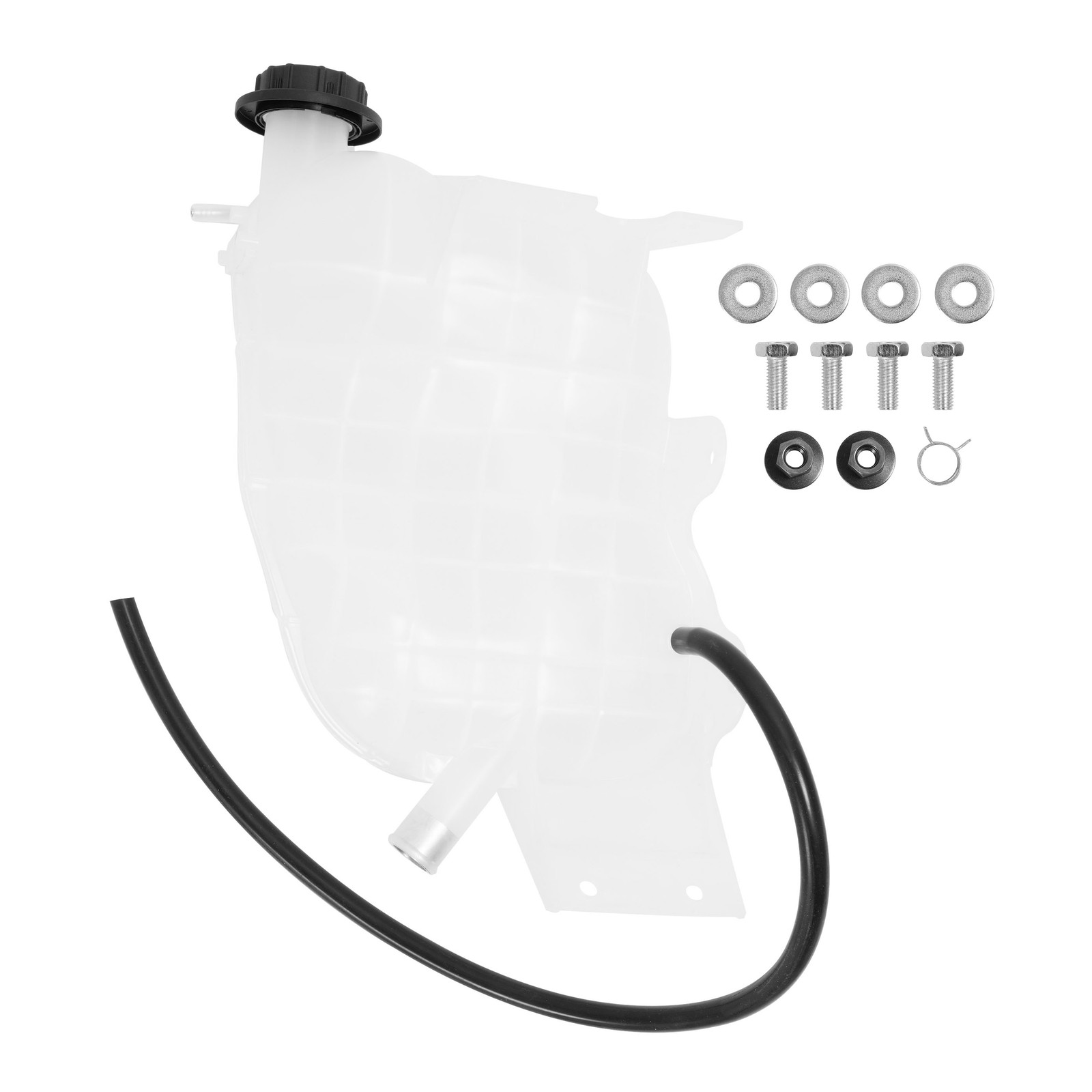 For Ford F650 F750 2004-2007 Coolant Overflow Reservoir Degaus Tank Bottle White