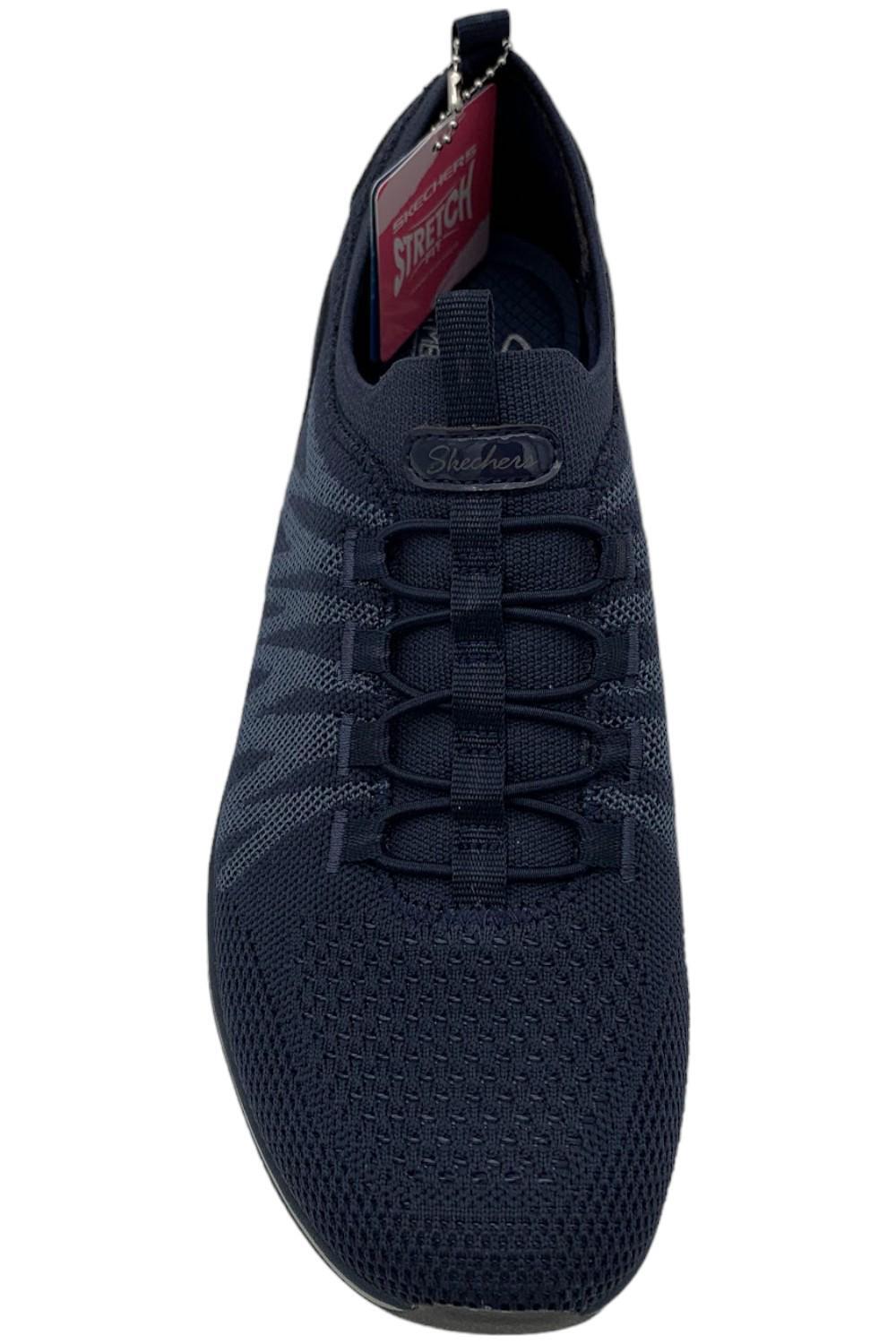 Skechers Vegan Washable Stretch Fit Knit Slip-Ons Active-Air Navy