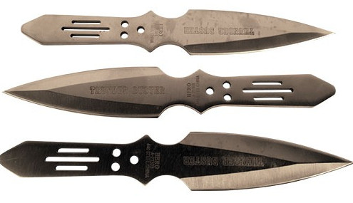 3 Piece Throwing Knife Stainless Steel  Stainless Steel