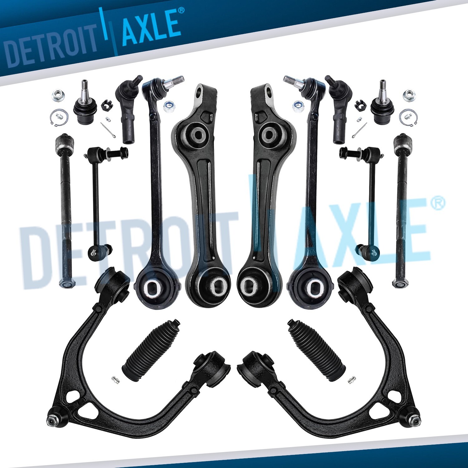 16pc RWD Front Control Arms Tie Rods Sway Bars for Dodge Charger Challenger 300