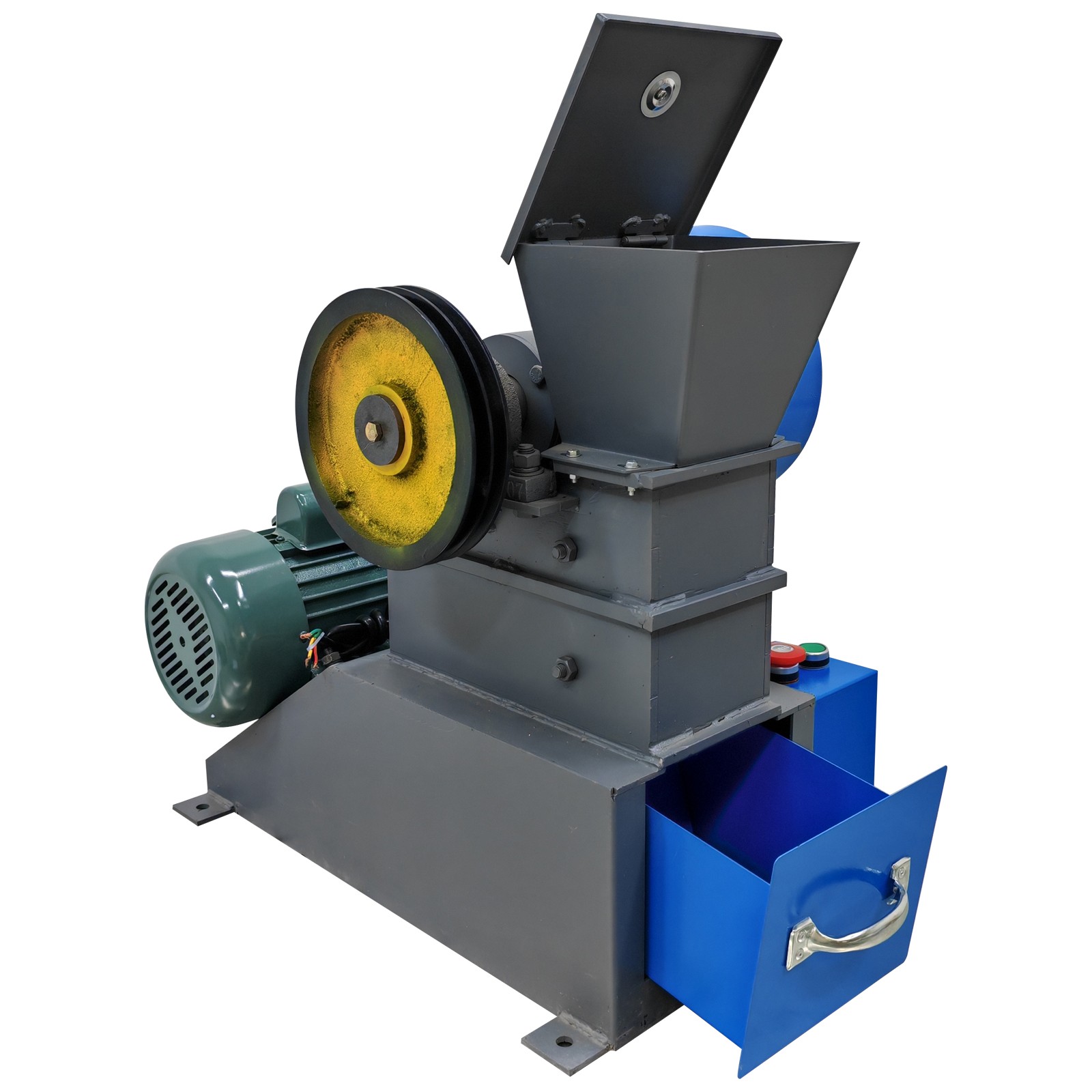 Mini Jaw Crusher Industrial/Lab. Coal Ore Crusher 220V 2.2KW Output Size Adjust