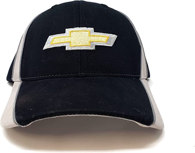 Chevrolet Embroidered Bowtie Logo Baseball Cap Car Racing Hat Black Official