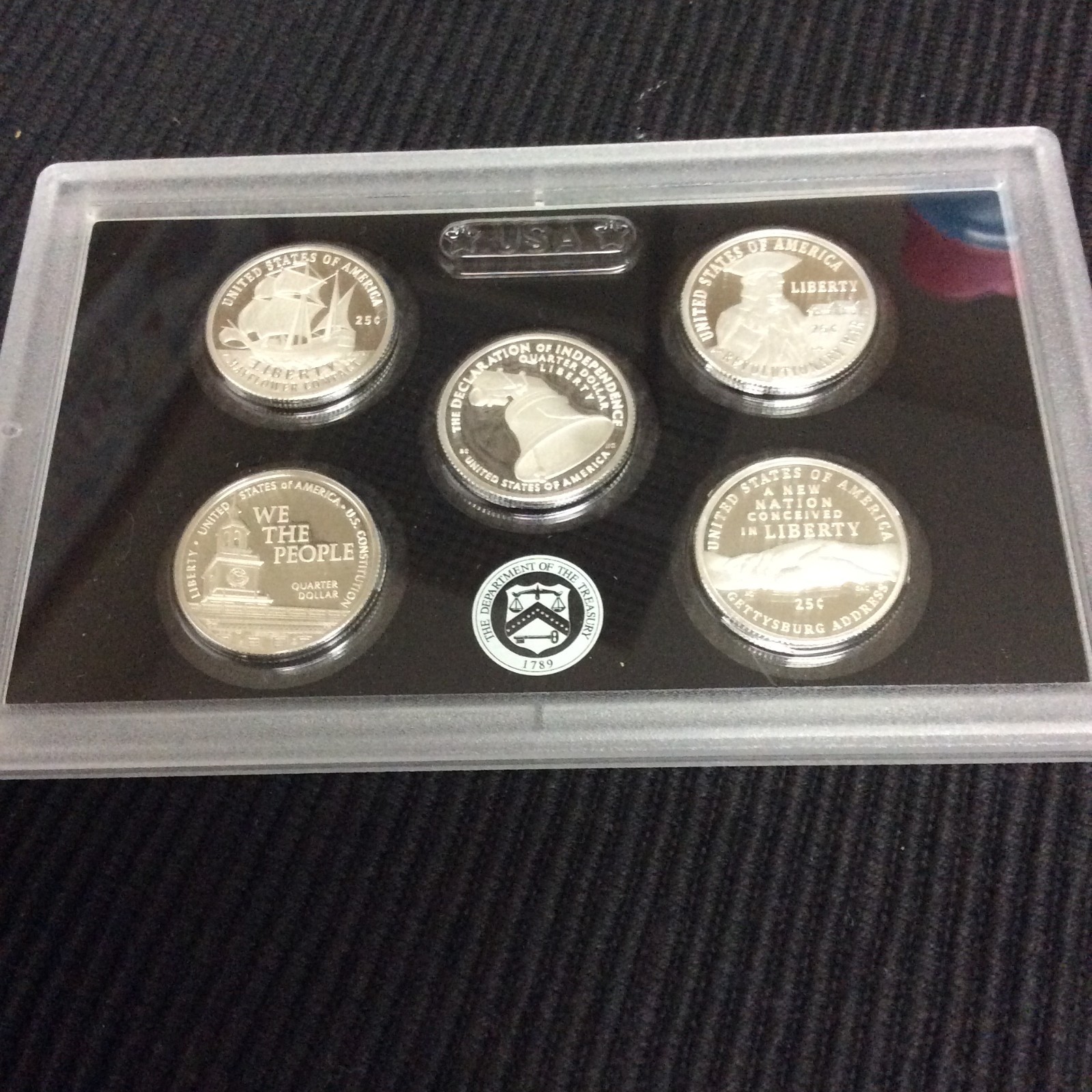 1776-2026 SILVER Quarter Proof Set  No COA or Box ON HAND!!!
