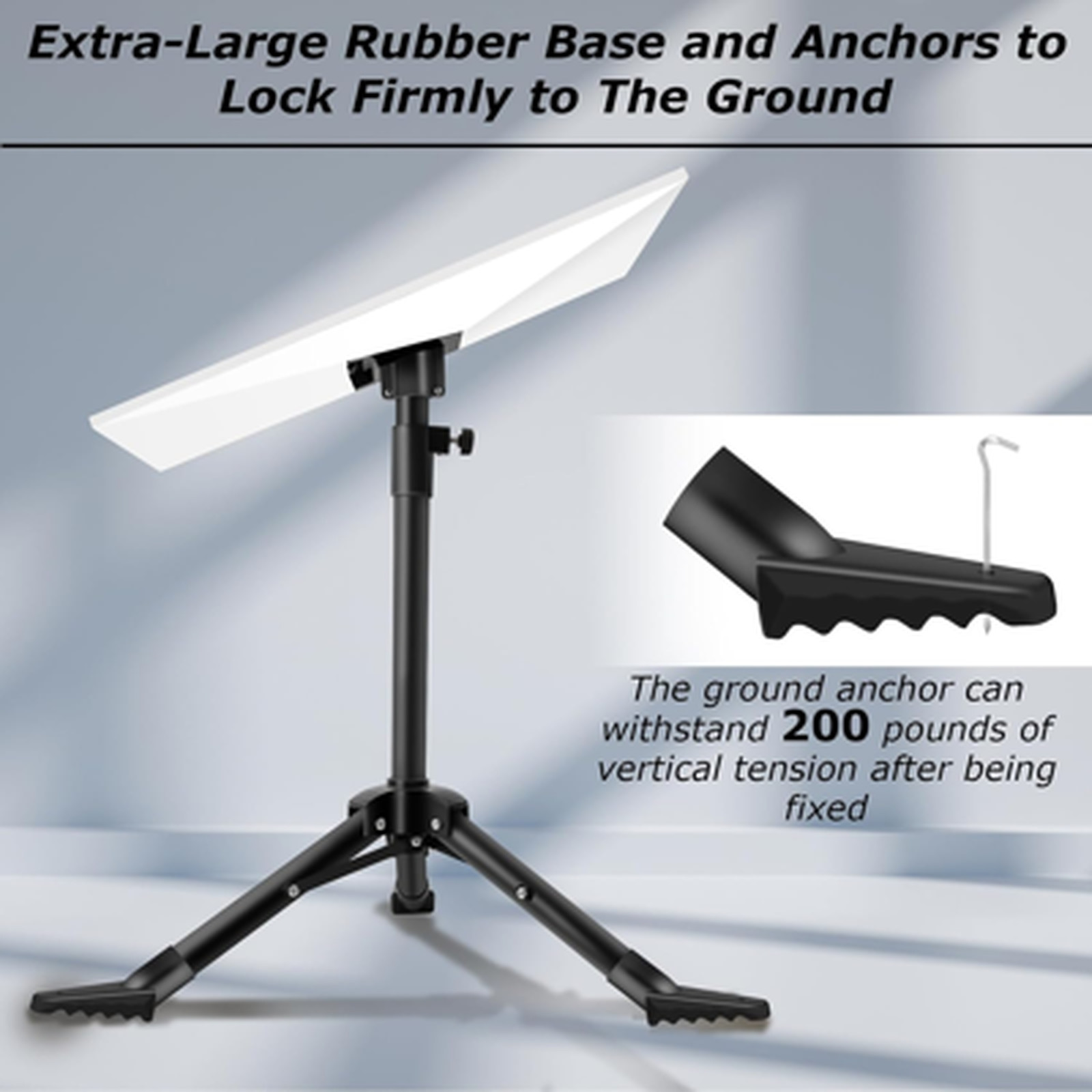 Starlink Gen 3 Mount with Adapter, Tripod Mount for Rev4 Dish, Adjustable