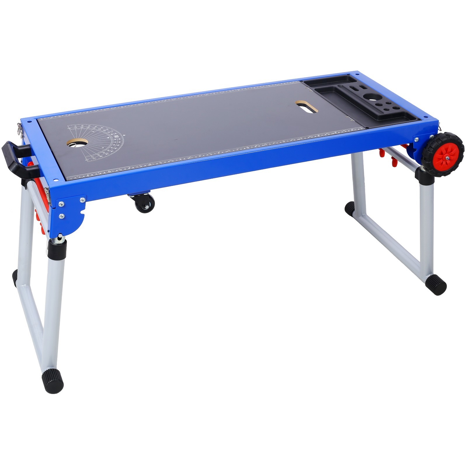 Miter Saw Stand 5-in-1 Portable Workbench Folding Table Adjustable Legs
