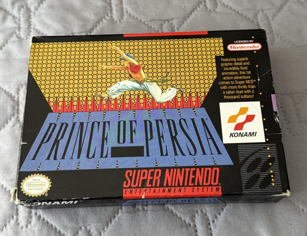 Prince of Persia  *  Snes Box Only * Super Nintendo Original box