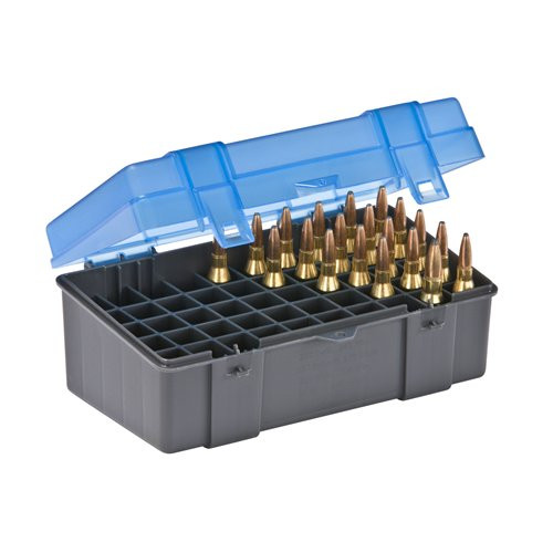 NEW! Plano 50 Round Rifle Ammo Case with Slip Cover, Medium 122950
