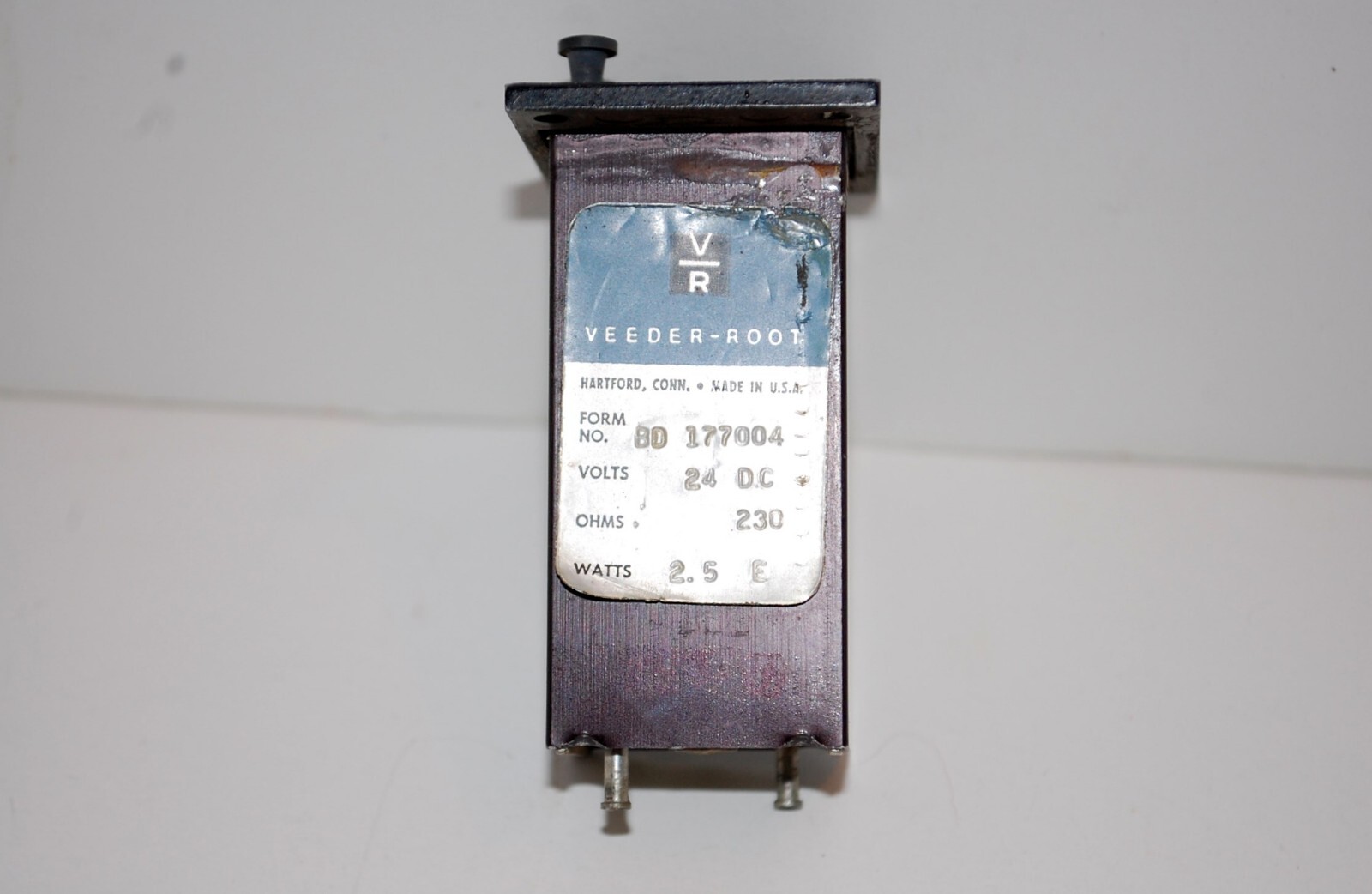 Veeder Root #BD 177004 Counter ( Learjet #2318376-77) 24 Volt