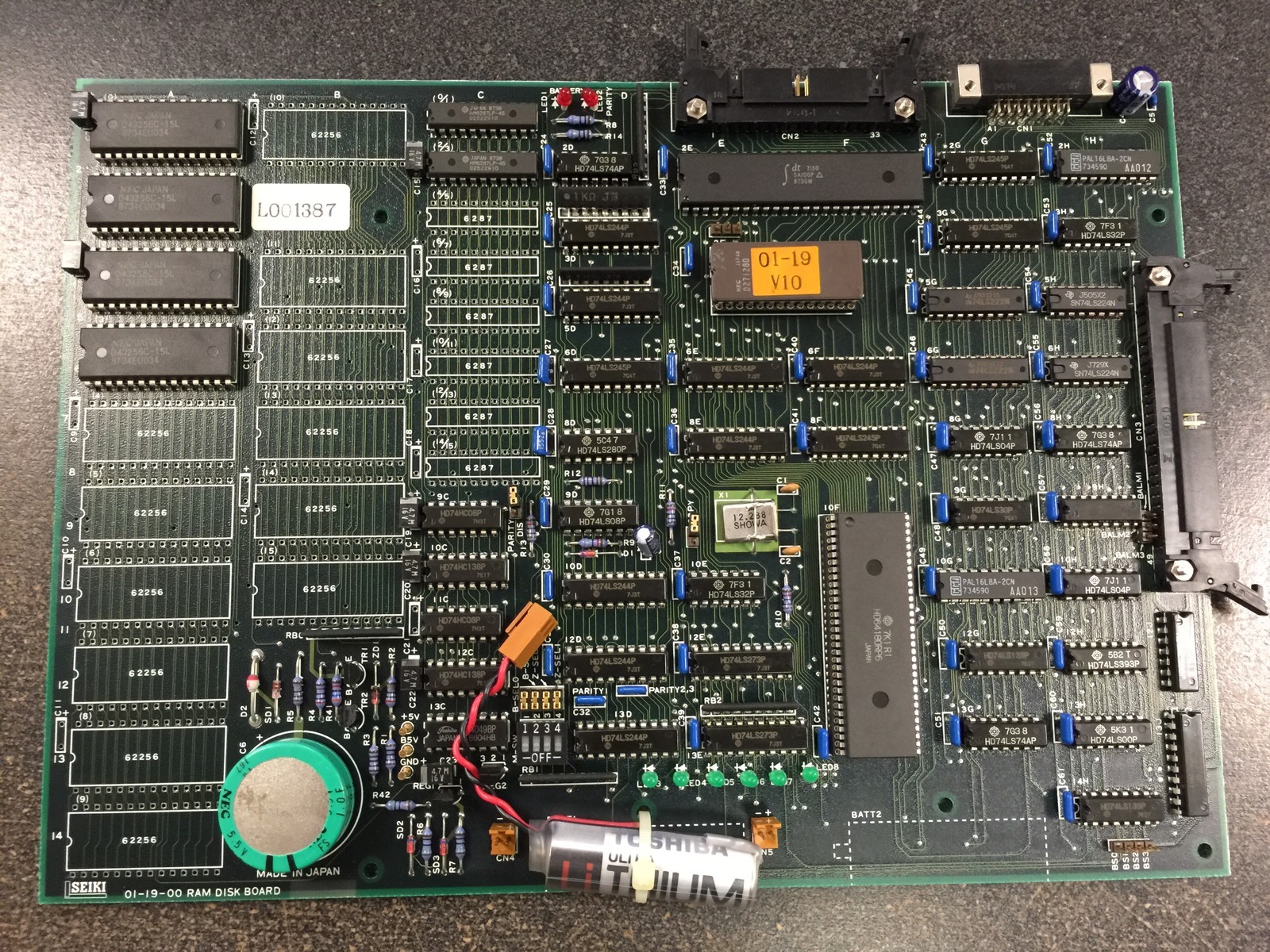 Hitachi Seiki Seicos LII MII Micon II 2 Extended Memory RAM DISK 01-19-00