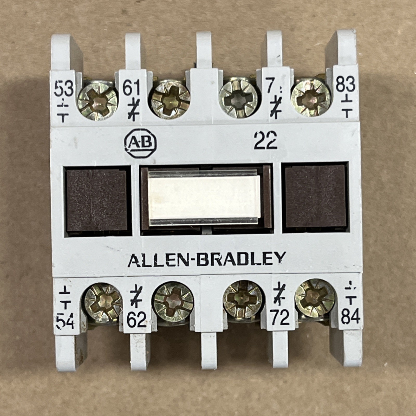 Allen Bradley 195-FA22 Auxiliary Contact 195FA22 Series A 10A AC/DC NC/NO