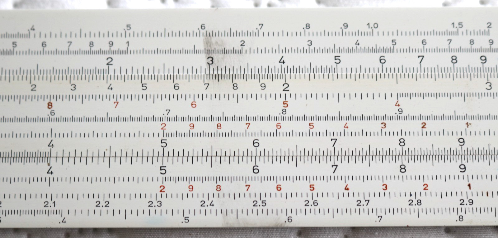 Vintage German 1960s ARISTO 0971 Hyperbolog Engineers Slide Rule Case Manual Box