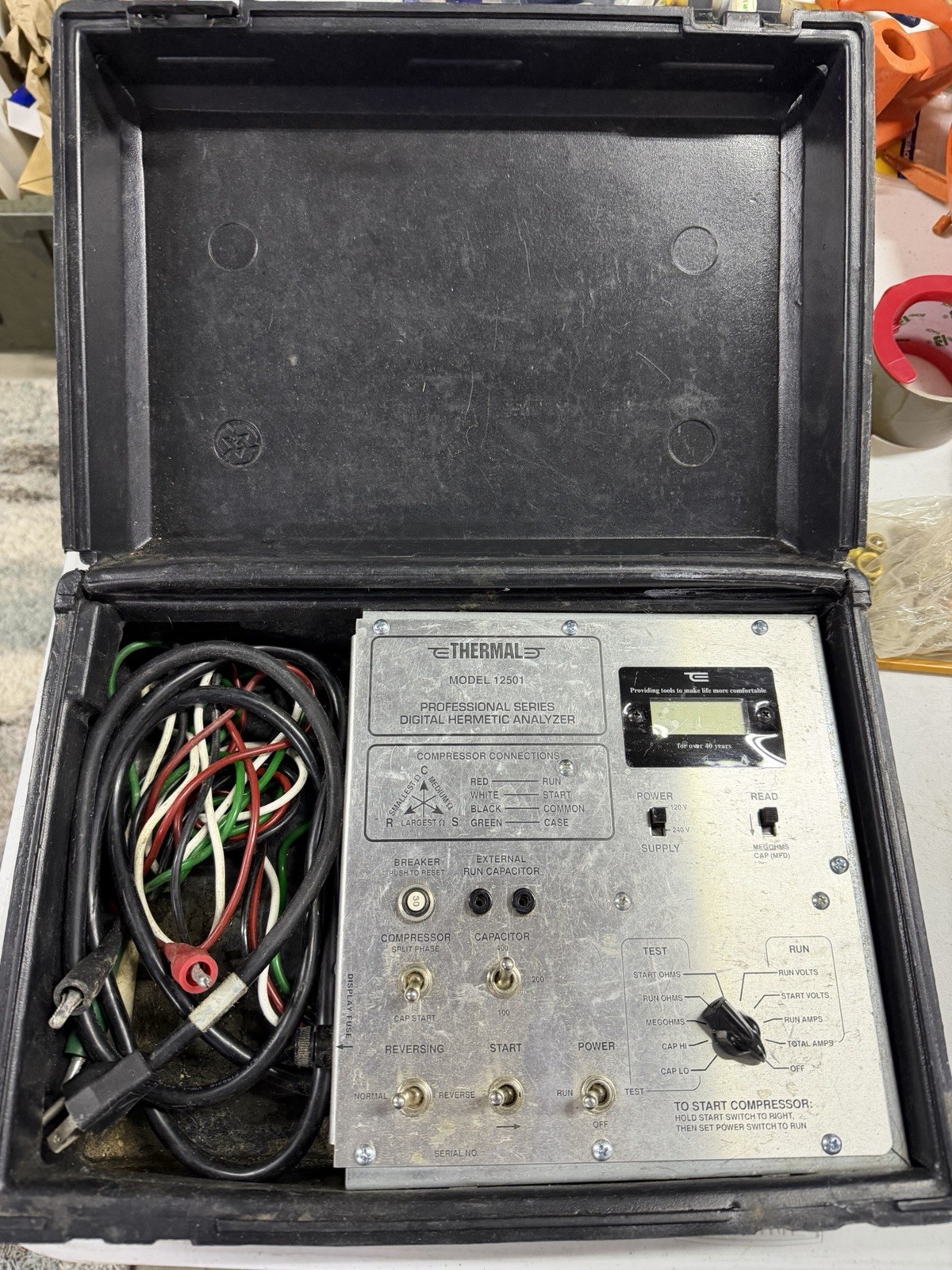 DIGITAL HERMETIC ANALYZER MODEL 12501