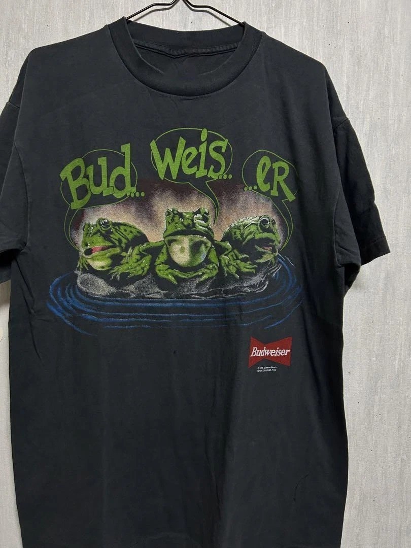 VTG Budweiser 1995 Black Gift For Fans Cotton S to 5XL Tee Shirt PN622