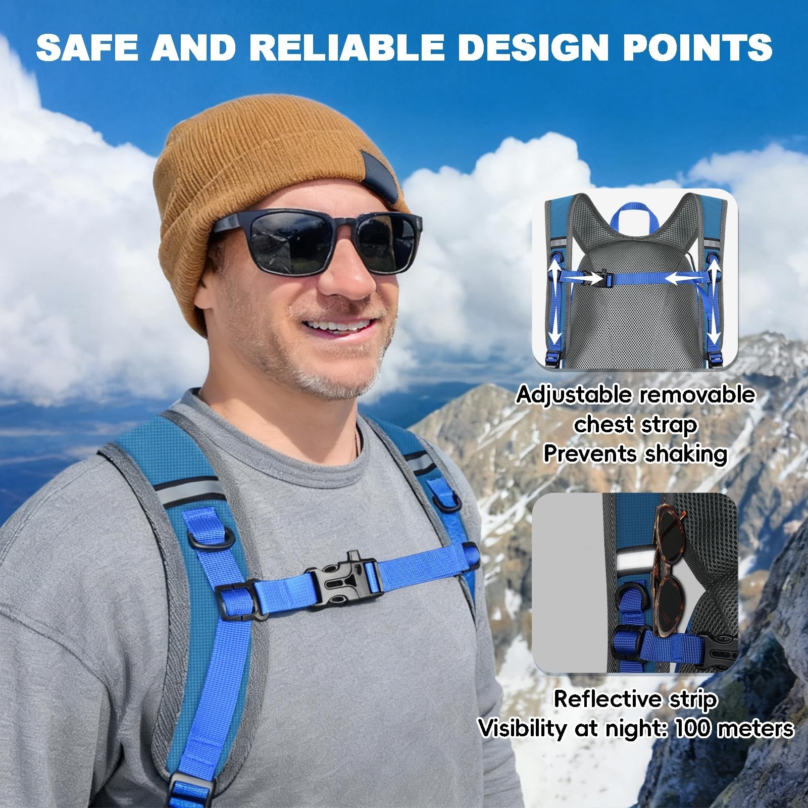 Seektop 20L Foldable Waterproof Hiking Backpack, Ultralight Small Lightweight...