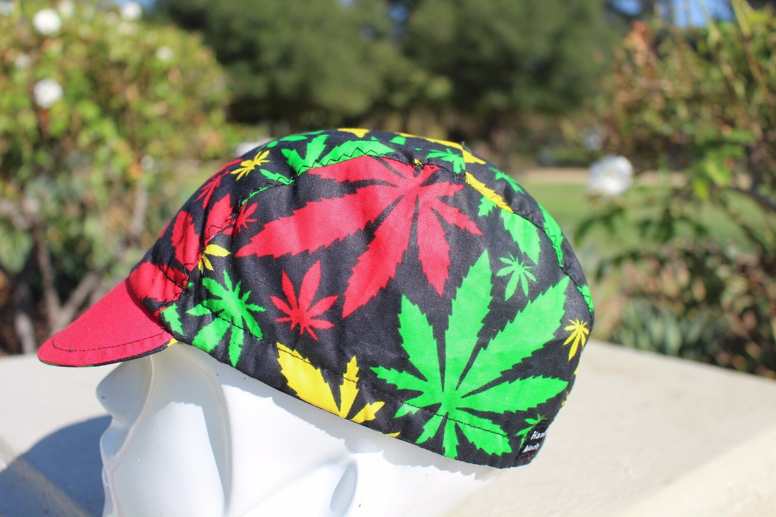 CYCLING CAP  ROLL OUT IN COLOR   HANDMADE IN USA   S M L