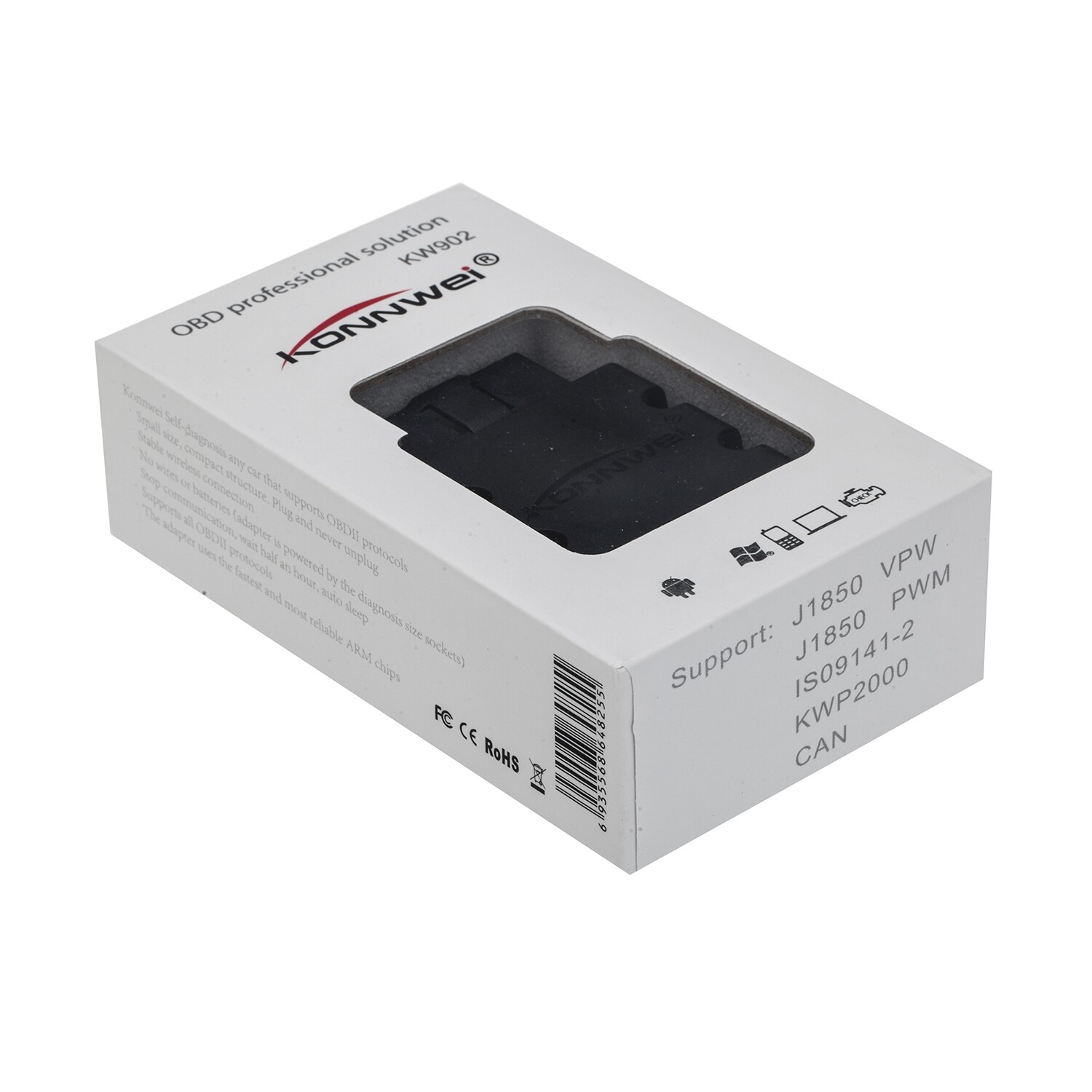 OBD2 OBDII Auto Scanner For Android Torque Car Code Reader Diagnostic KW902 USA