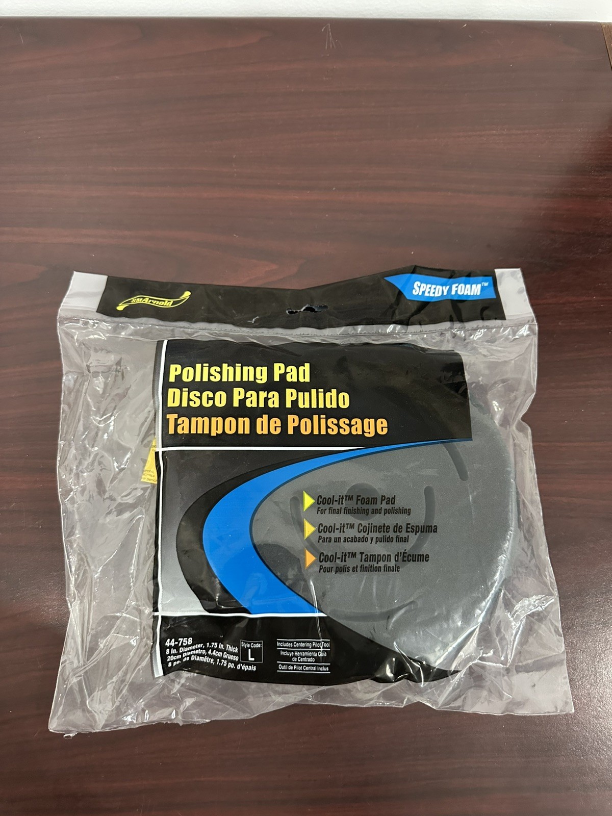Sm Arnold 44-758 Polishing Buffing Pad Bonnet 8" Diameter, Foam Pad
